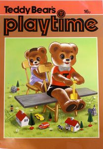 Pilot Teddy art by William Francis Phillipps