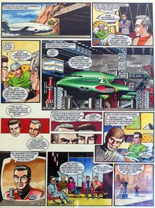 Thunderbird 2 In The Dock art by Keith Page