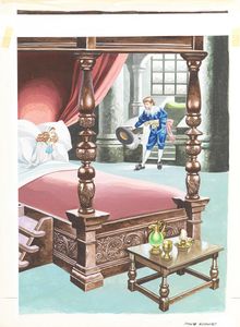 The Real Princess (Princess and the Pea) and a Special Visitor art by Ron Embleton