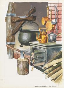 Jack and the Beanstalk - Hiding art by Ron Embleton