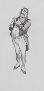 Pickwick Papers - Fine Figure art by Ron Embleton