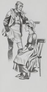 Little Dorrit - Poor Amy art by Ron Embleton