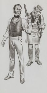 Bleak House - The Duellist art by Ron Embleton