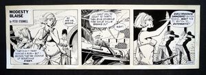 Modesty Blaise Daily Strip #2249 art by Enric Badia Romero