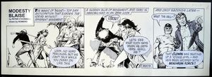Modesty Blaise Daily Strip #8209 art by Enric Badia Romero