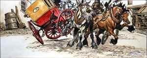 Black Beauty - Out of Control art by Carlos Roume