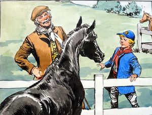 Black Beauty - A Young Scout art by Carlos Roume
