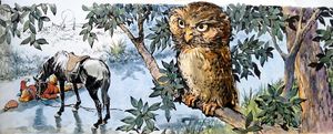 Black Beauty - Owl Watch art by Carlos Roume