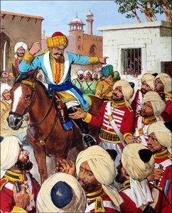 Indian Mutiny - Massacre art by Clive Uptton