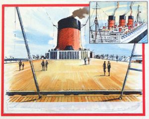 Transatlantic Recordbreakers art by John S Smith