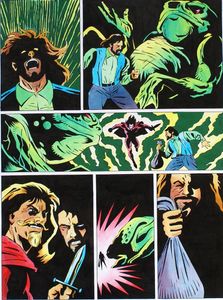 Faust and Falsehood from Judge Dredd Megazine #9 page 39 art by Pete Smith