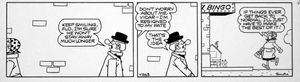Andy Capp daily strip 2nd November 1990 art by Reg Smythe