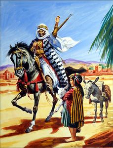 Arab Warrior art by Gerry Wood