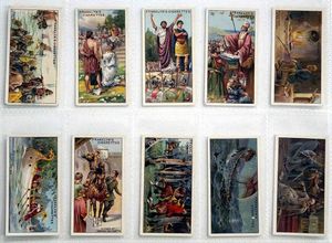 Full Set of 50 Cigarette Cards: Historic Events (1924) by Various