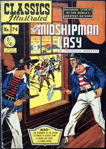 Classics Illustrated #74: Mr. Midshipman Easy (British Edition, Super Classic)