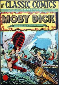Classics Illustrated #5: Moby Dick (USA Edition, Classic Comics)