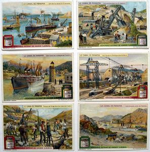 The Panama Canal (1919-1920) (6 cards)