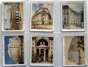 Full Set of 25 Cigarette Cards: Modern Architecture (1931) by Various
