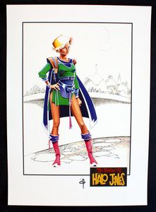 Ian Gibson: Halo Jones 6 art by Ian Gibson