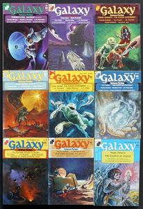 Galaxy Science Fiction: 1977 (9 issues)