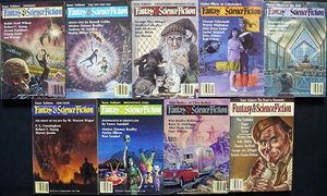 The Magazine of Fantasy and Science Fiction: 1987 - Volume 72 (Complete) & Volume 73, #1 - 2 & #6 (9 issues)