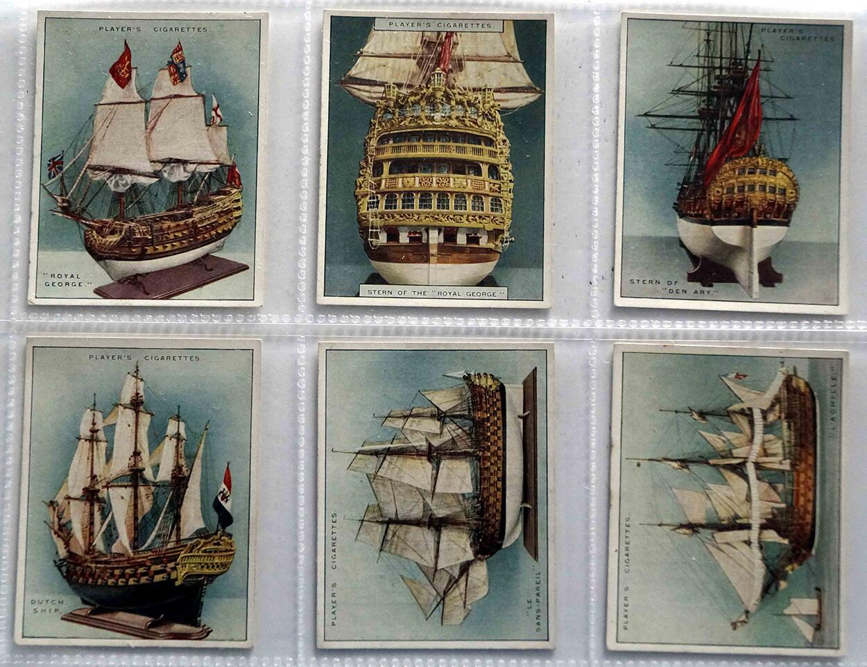 Full Set of 25 Cigarette Cards: Ship Models (1926) by Various