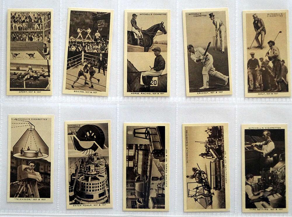 Full Set of 50 Cigarette Cards: Wonderful Century (1837 – 1937)  (1937) by Various