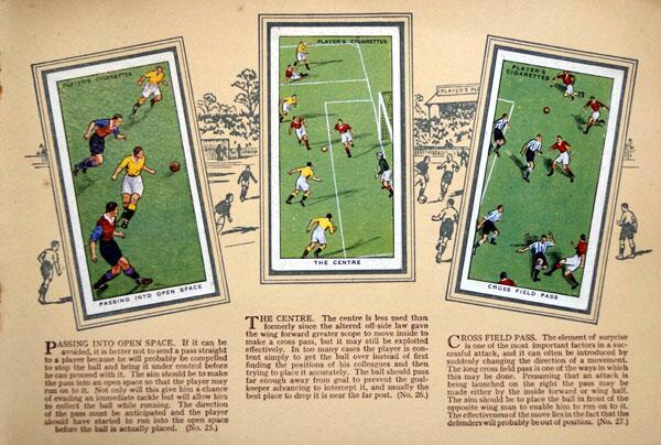 cigarette cards football Complete Set of 50 Hints On Association Football Cigarette cards in album  (1934)