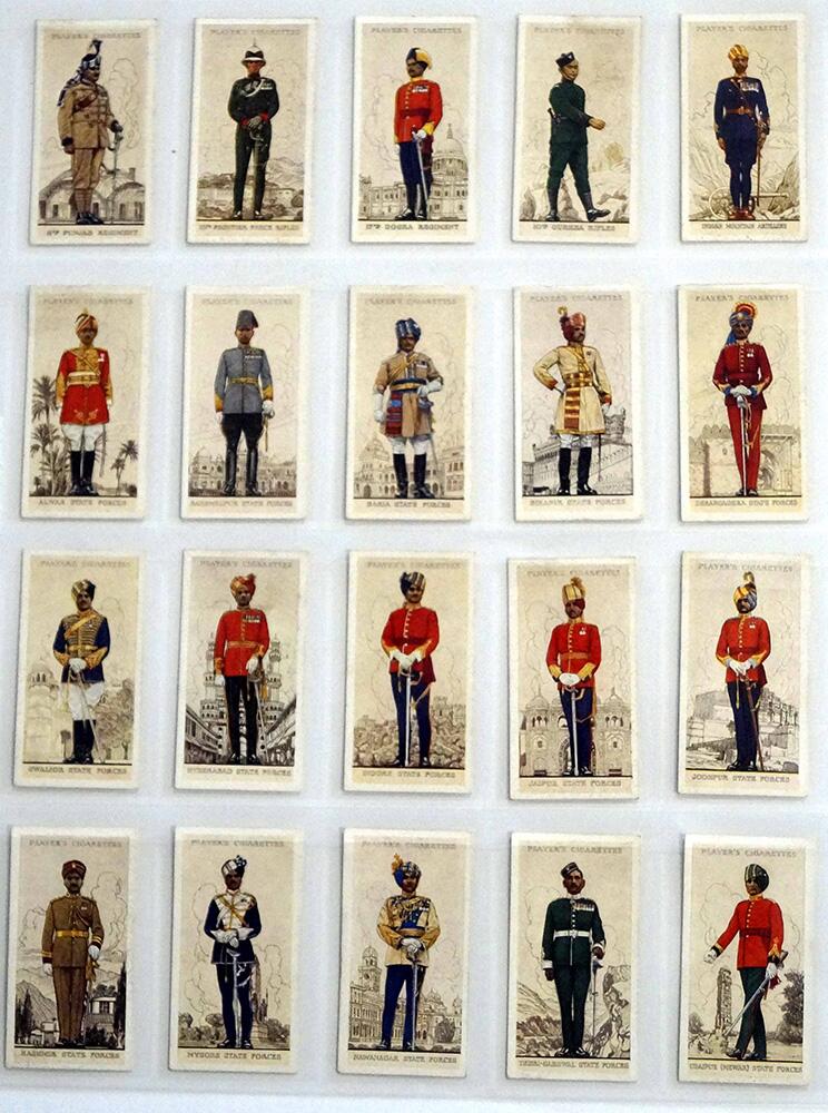Full Set of 50 Cigarette Cards: Military Uniforms of the British Empire Overseas (1938) by Various