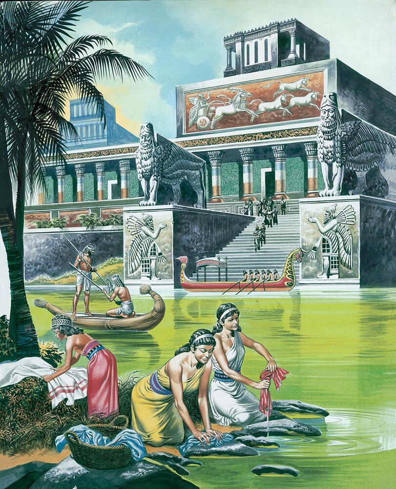 Nineveh art by Ron Embleton