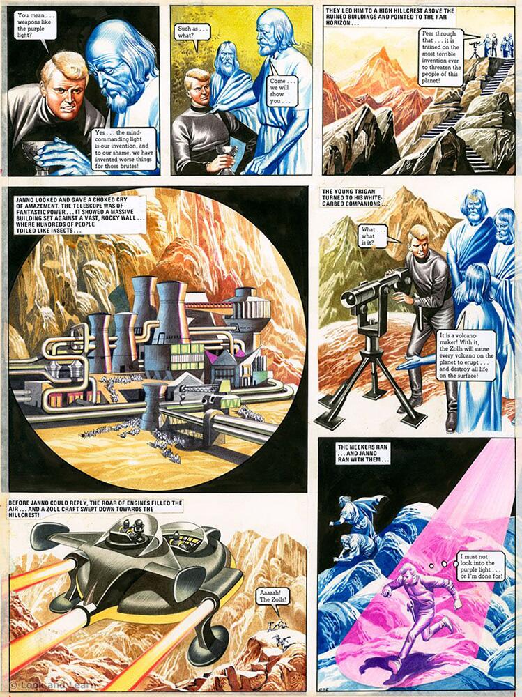 The Trigan Empire: Look and Learn issue 388(b) art by Ron Embleton