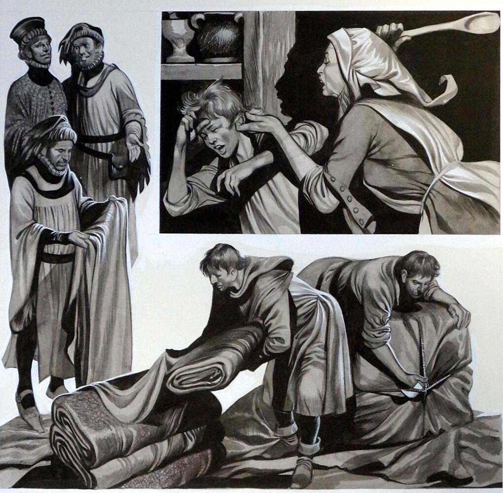 The Truth Behind the Legend of Dick Whittington art by Ron Embleton