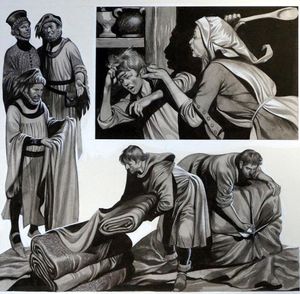The Truth Behind the Legend of Dick Whittington art by Ron Embleton