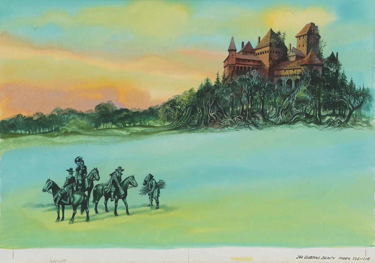 Sleeping Beauty art by Ron Embleton