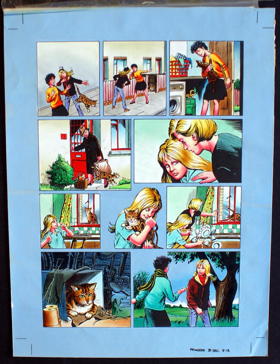 Enough To Make A Cat Laugh! (FOUR Pages) art by 20th Century unidentified artist