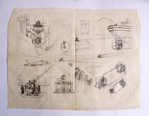 The Basis Of Scientific Investigation art by Leslie Ashwell Wood