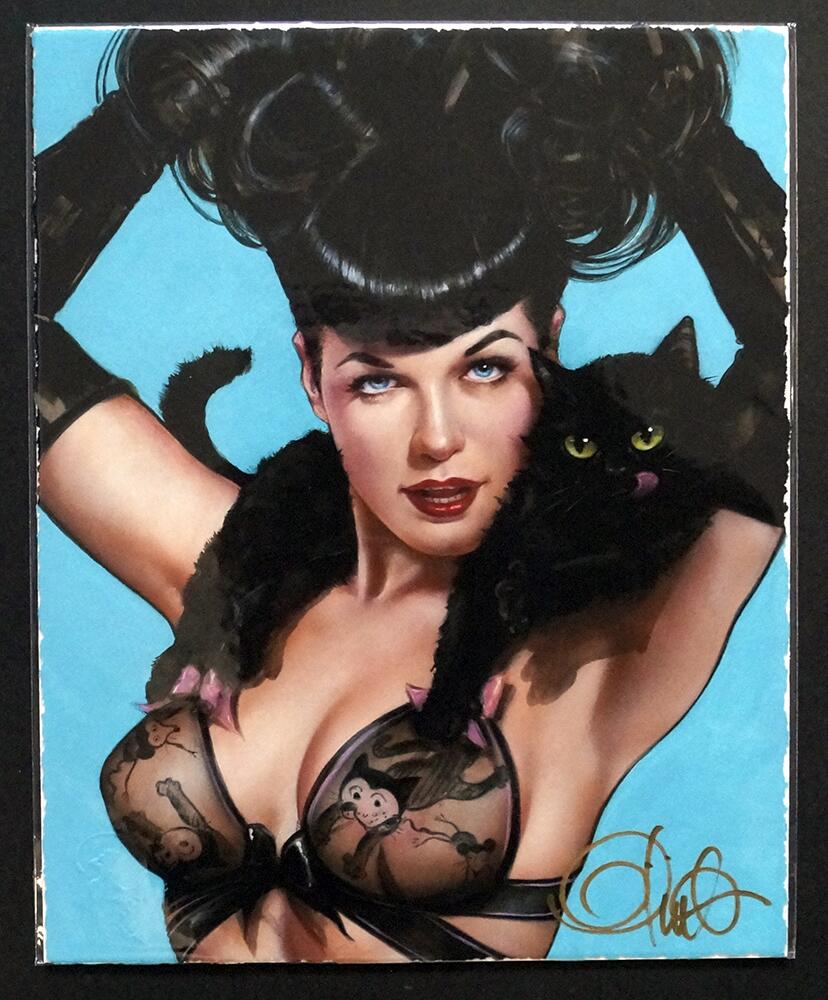 Bettie Page: Irving Claws art by Olivia (de Berardinis)