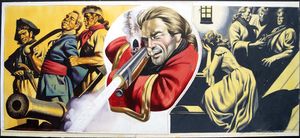 The Valiant Book Of Pirates - The Gallant Captain art by Ron Embleton