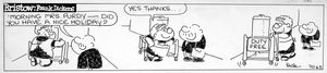 Bristow daily strip: Duty Free art by Frank Dickens