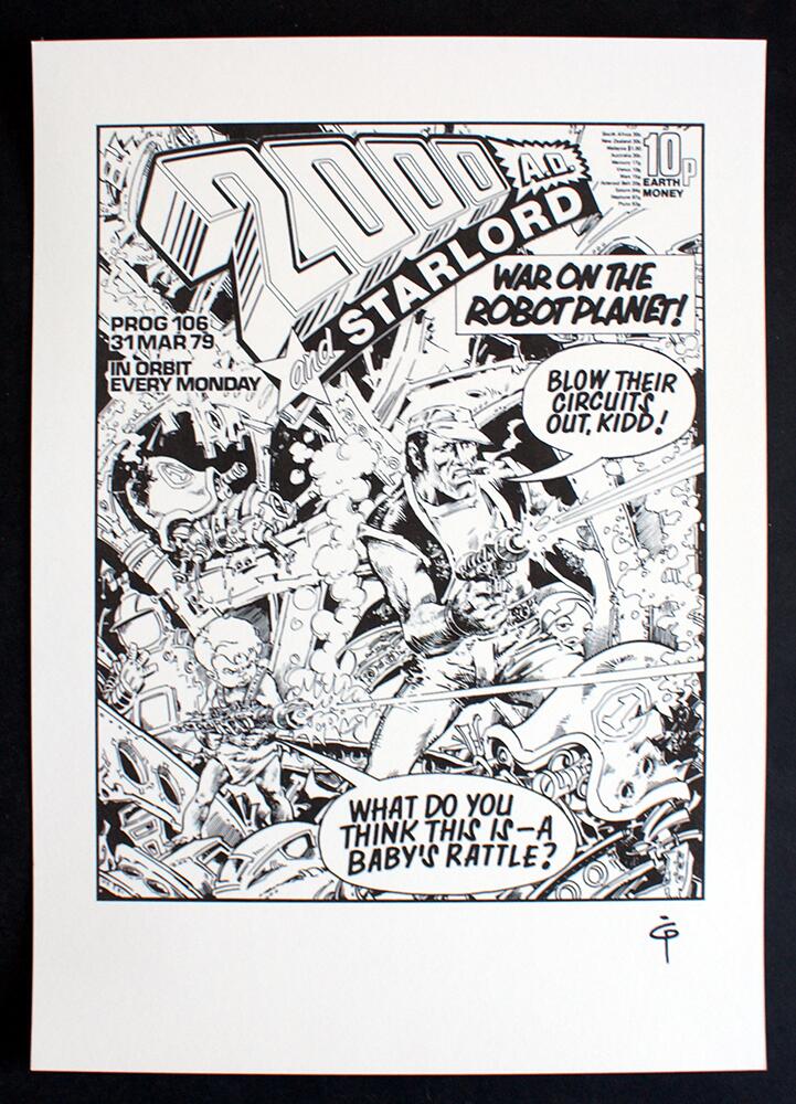 Ian Gibson: 2000 AD and Starlord art by Ian Gibson