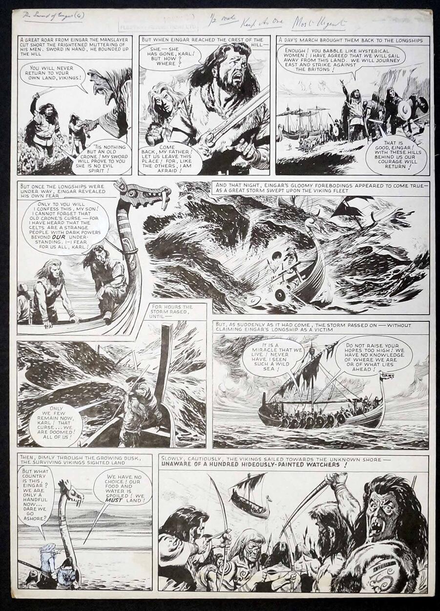 Karl The Viking: 19th November 1960 (Page 2) art by Don Lawrence