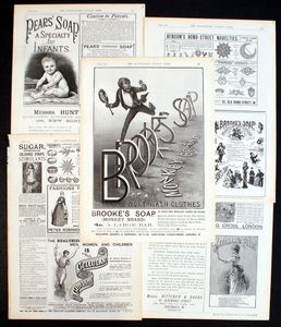 Illustrated London News: Advertising Bundle #4 (5 pages) art by Various Artists