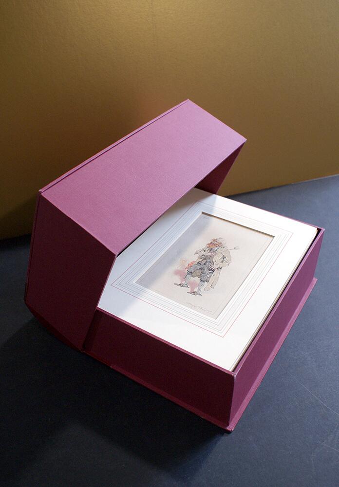 prints in their book box by Joseph Clayton Clark (Kyd)