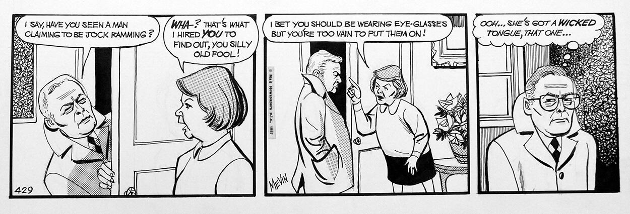 The Soapremes daily strip 429 art by Bill Mevin