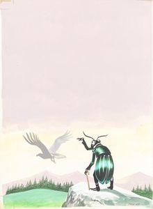 The Beetle and the Eagle art by Ron Embleton