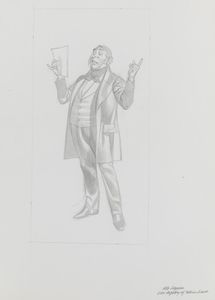 The Mystery of Edwin Drood -  Mr. Sapsea art by Ron Embleton