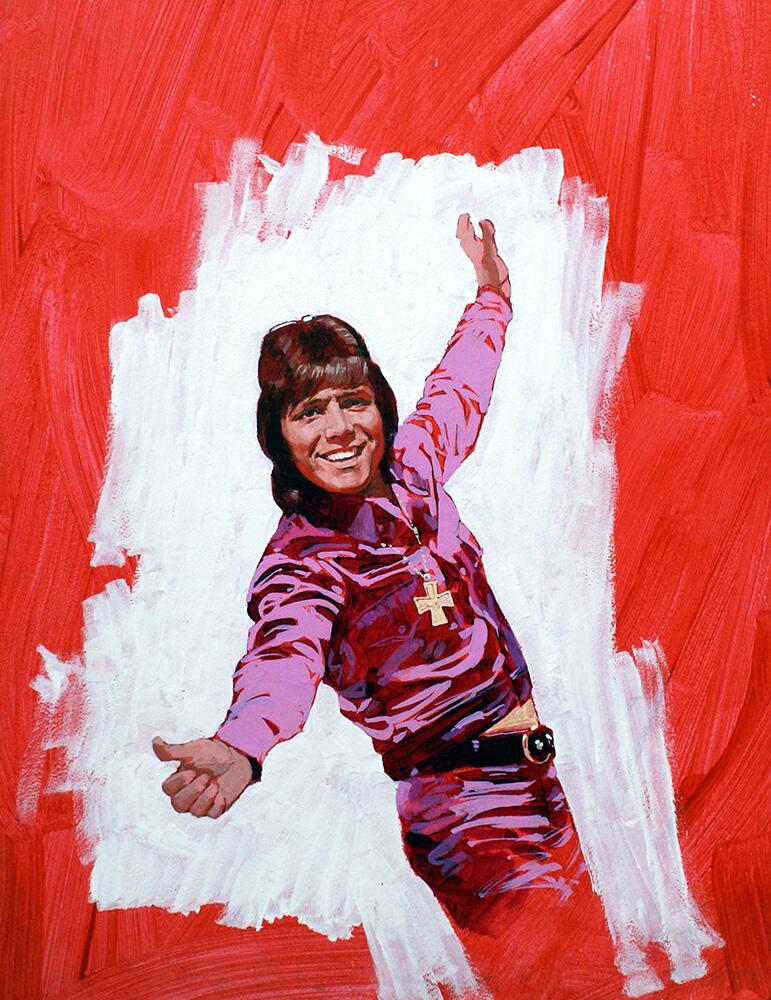 Cliff Richard Lookin cover art art by Arnaldo Putzu