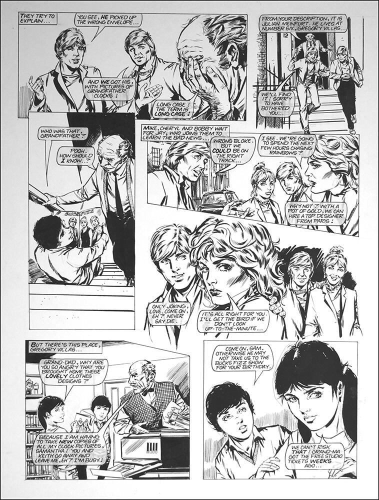 Bucks Fizz - Detectives art by Kim Raymond