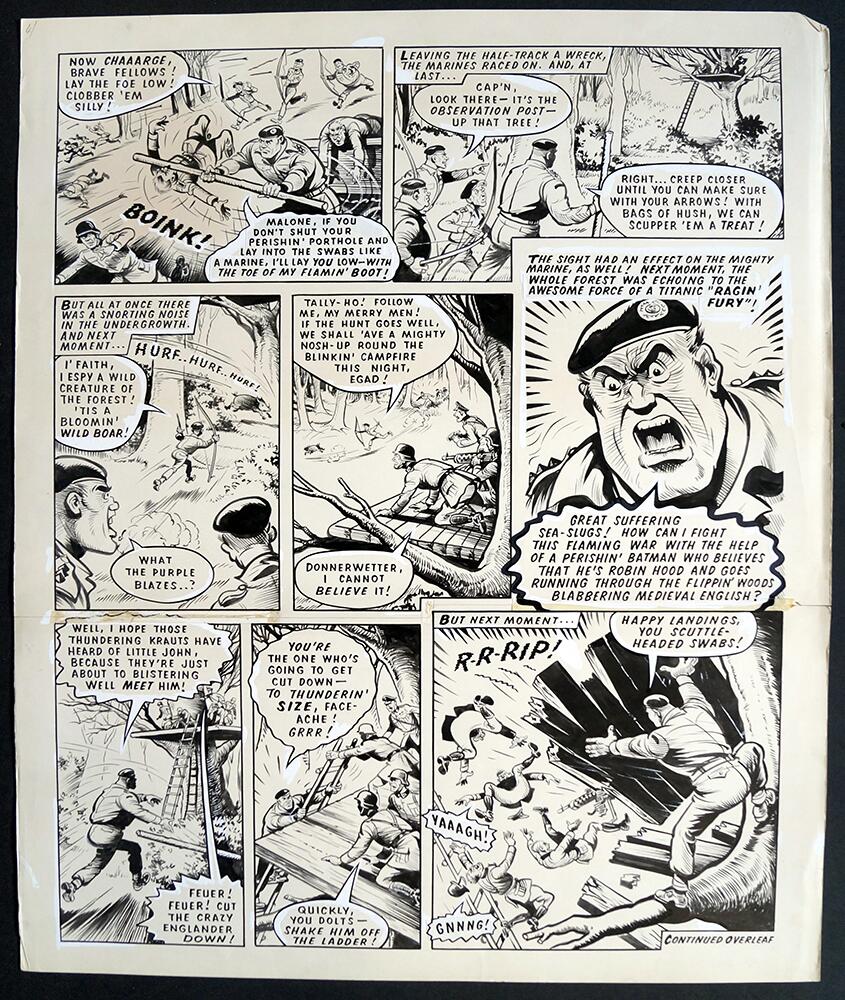 Captain Hurricane: Maggot Mishaps art by R. Charles Roylance