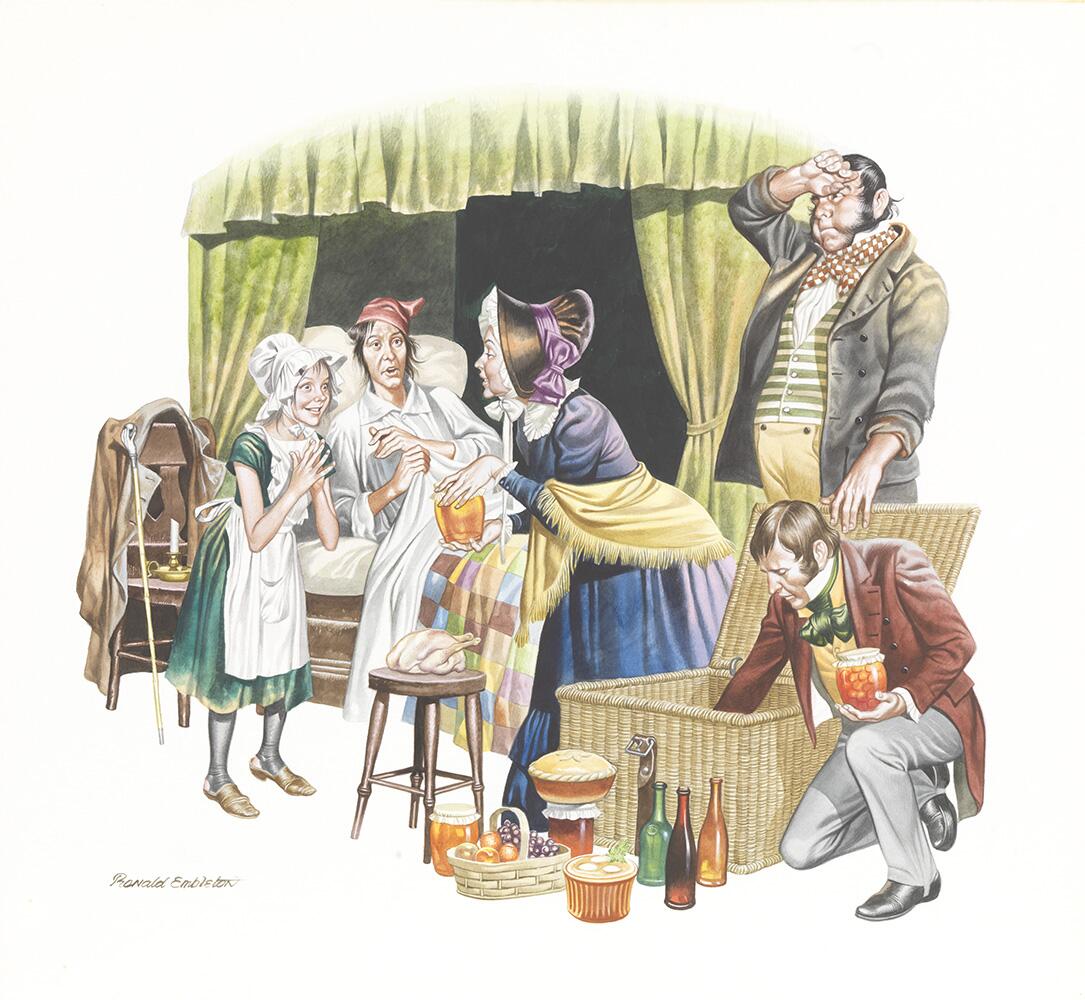 The Old Curiosity Shop: Picnic art by Ron Embleton